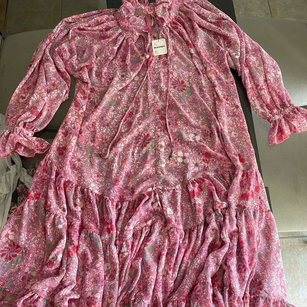 Free people boho maxi dress